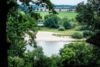 Jugendstil-Villa "Villa Carola" in Achim-Baden mit traumhaftem Weserblick - Blick von der Terrasse