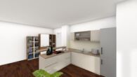 NEUBAU: Moderne 3-Zimmer-EG-Wohnung mit Terrasse & Gartenanteil, Tiefgaragen-Stellplatz möglich - Küche