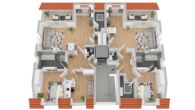 Grundriss DG - Ohne Käuferprovision:Vermietetes 6-Parteienhaus mit Top-Energiewerten und erstklassiger Ausstattung!