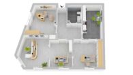 Grundriss - Zentral gelegenes Büro im Herzen von Achim: Top Lage, renoviert, ideal für Ihr Geschäft!