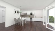 Küche - Moderne Neubauwohnung mit 3 Zimmern, stilvollem Vollbad & Balkon – Tiefgarage optional