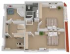 Ohne Käuferprovision: Charmante Doppelhaushälfte mit Garten und Garage in ruhiger Lage - Grundriss OG