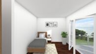 NEUBAU: Moderne 3-Zimmer-Wohnung mit Bad, Gäste-WC & Balkon, Tiefgaragen-Stellplatz möglich - Schlafzimmer