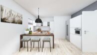 Küche - Neubau-Erstbezug! Rollstuhlgerechte EG-Wohnung mit Terrasse, kleinem Garten & Tiefgaragenstellplatz