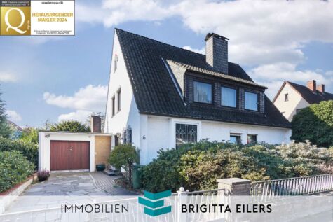 OHNE KÄUFERPROVISION: Solides Einfamilienhaus mit Südterrasse und Garten in Achim-Zentrum!, 28832 Achim, Einfamilienhaus