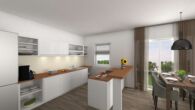Küche - Moderne 2-Zimmer-Eigentumswohnung mit hervorragender Energetik, Terrasse und pflegeleichtem Garten!