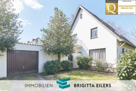 OHNE Käuferprovision: Großes Einfamilienhaus mit reizvollem Terrassenhof & Garage in zentraler Lage, 28832 Achim, Haus