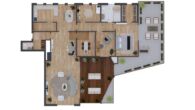 Grundriss 2D - OHNE KÄUFERPROVISION: Weserlage! Top-Penthouse mit spektakulärem Panoramablick und Aufzug