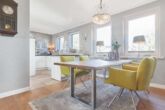 Essbereich - OHNE KÄUFERPROVISION: Weserlage! Top-Penthouse mit spektakulärem Panoramablick und Aufzug