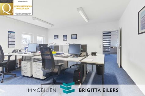 Ab Juli.: Modernes Büro in zentraler Lage in Achim mit Einbauküche und Stellplatz!, 28832 Achim, Bürofläche